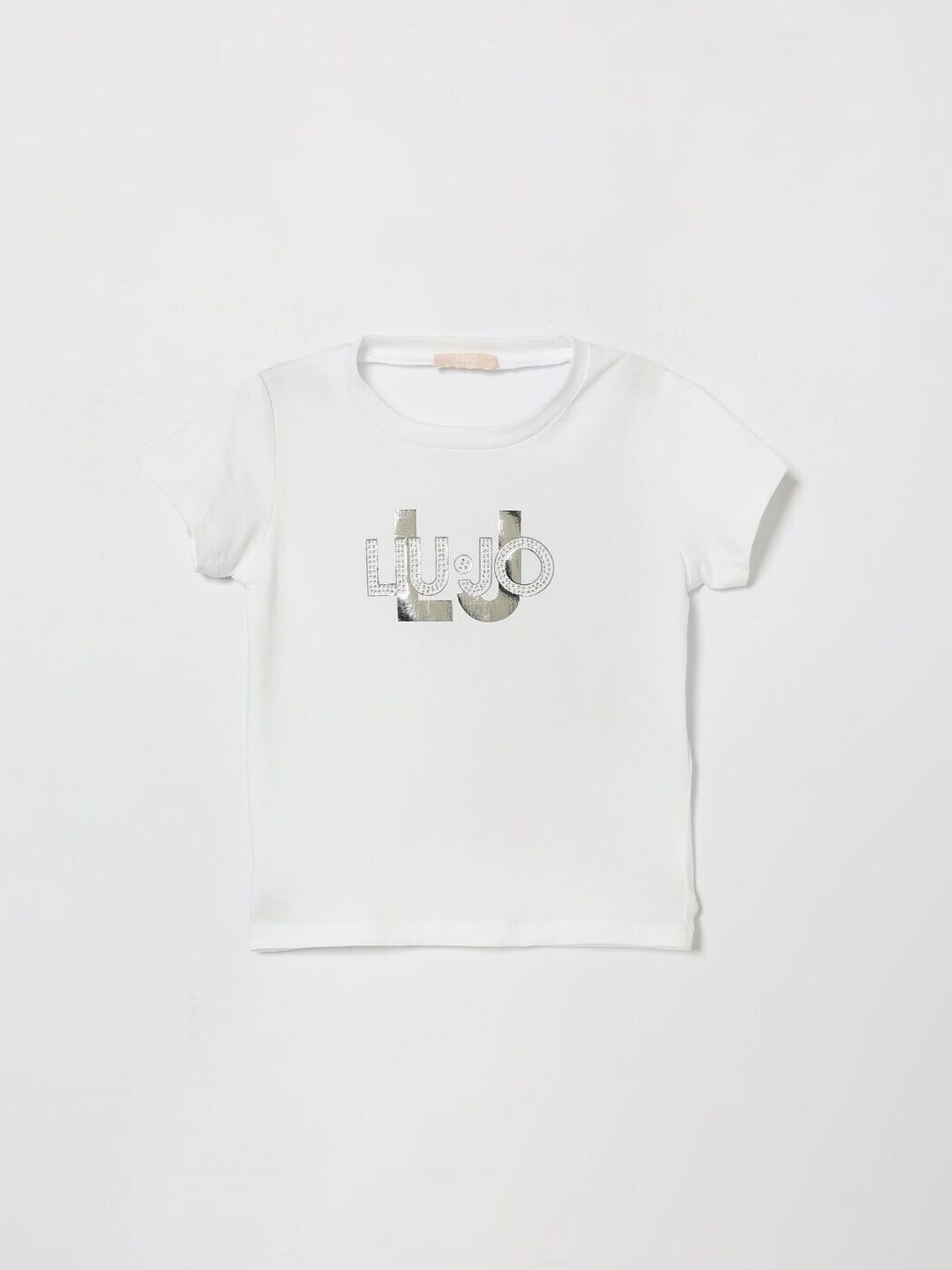 リュー ジョ― LIU JO ロング衣袂ティーシャツ ティーシャツ ガールズ 白いこと Long sleeve t-shirts KA6116JS003 関税 貨物輸送無料 2026SS gi