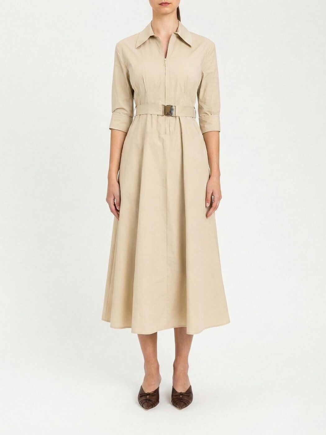 アティチュード ツイン書き割り ACTITUDE TWINSET 衣裳 御召しもの レディース ベージュ Dresses 261AP2284 関税 貨物輸送無料 2026SS gi