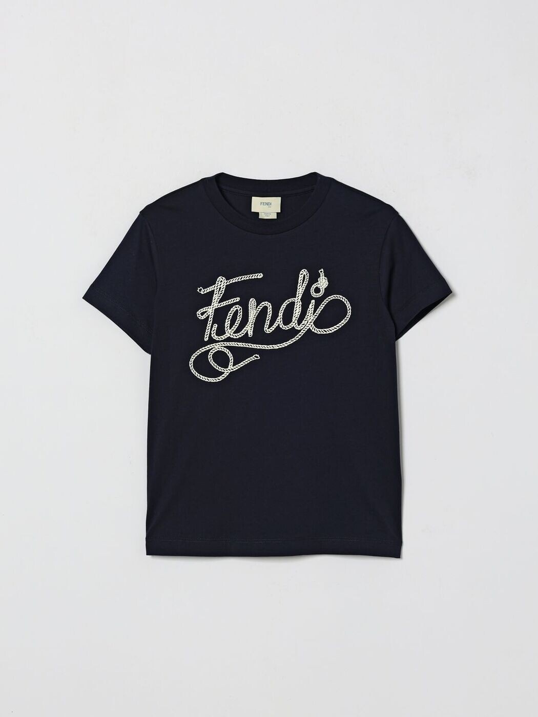 FENDI FENDI ロング衣袂ティーシャツ ティーシャツ ガールズ 青碧 Long sleeve t-shirts JMI5197AJ 関税 貨物輸送無料 2026SS gi