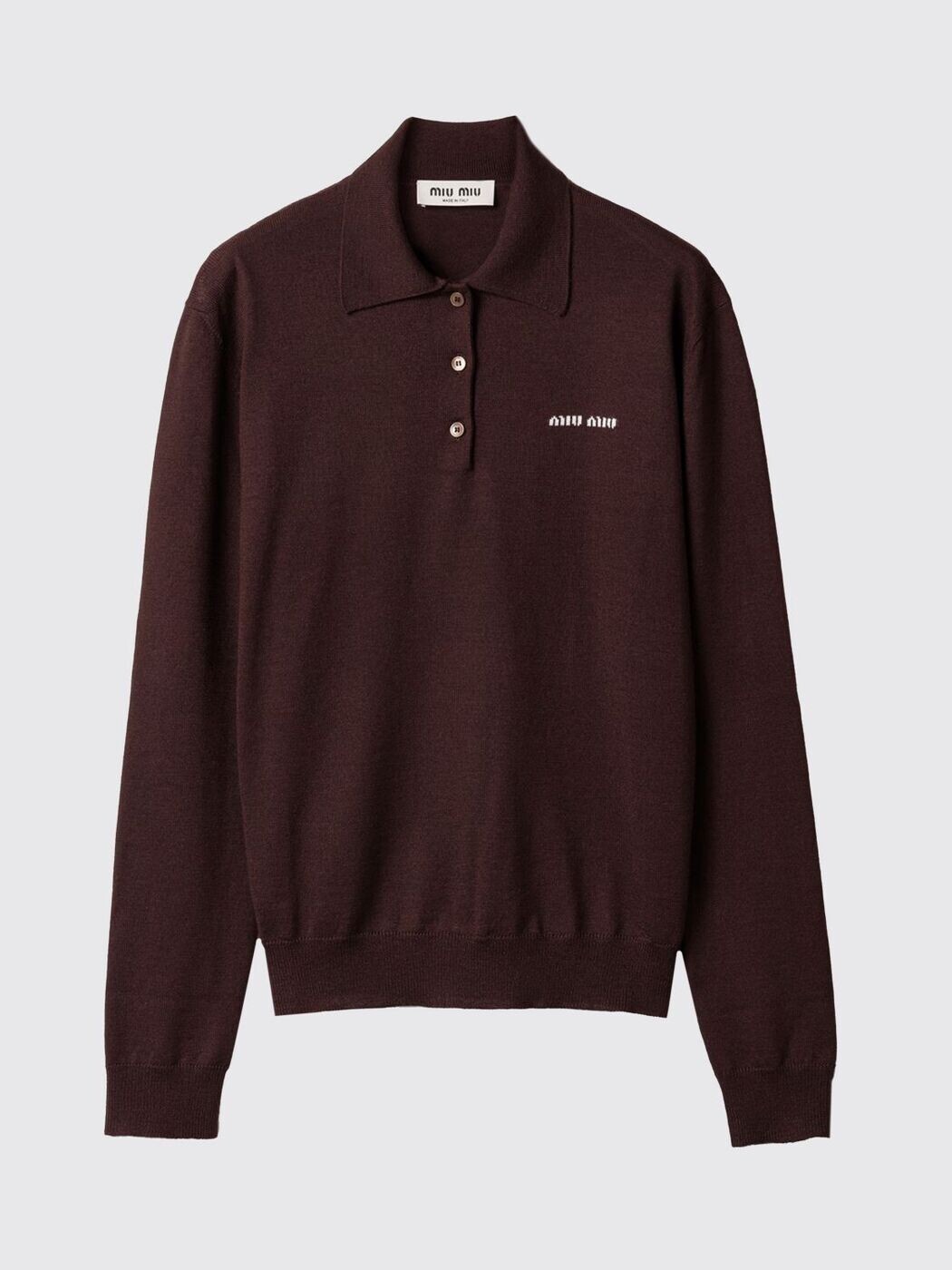 ミュウ ミュウ MIU MIU スポーツシャツ レディース 赤銅色 Polo MML934SOOO14RH 関税 貨物輸送無料 2026SS gi