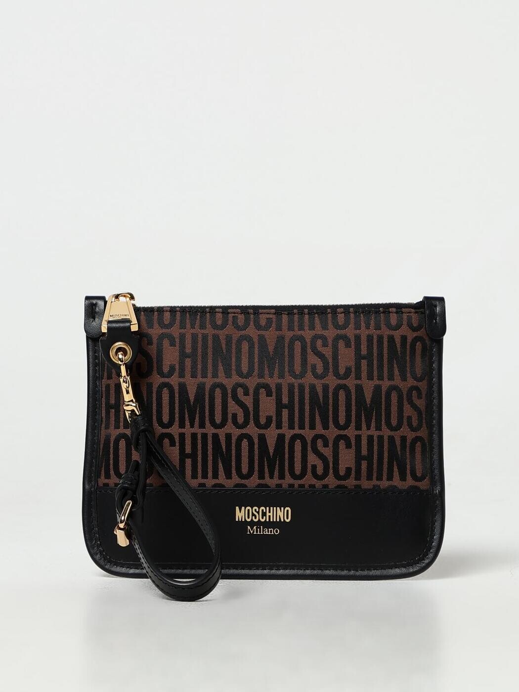 モスキーノクチュール MOSCHINO COUTURE クラッチペダル御徒面子 レディース 赤銅色 Clutch and wristlets bags 84018268 関税 貨物輸送無料 2026SS gi