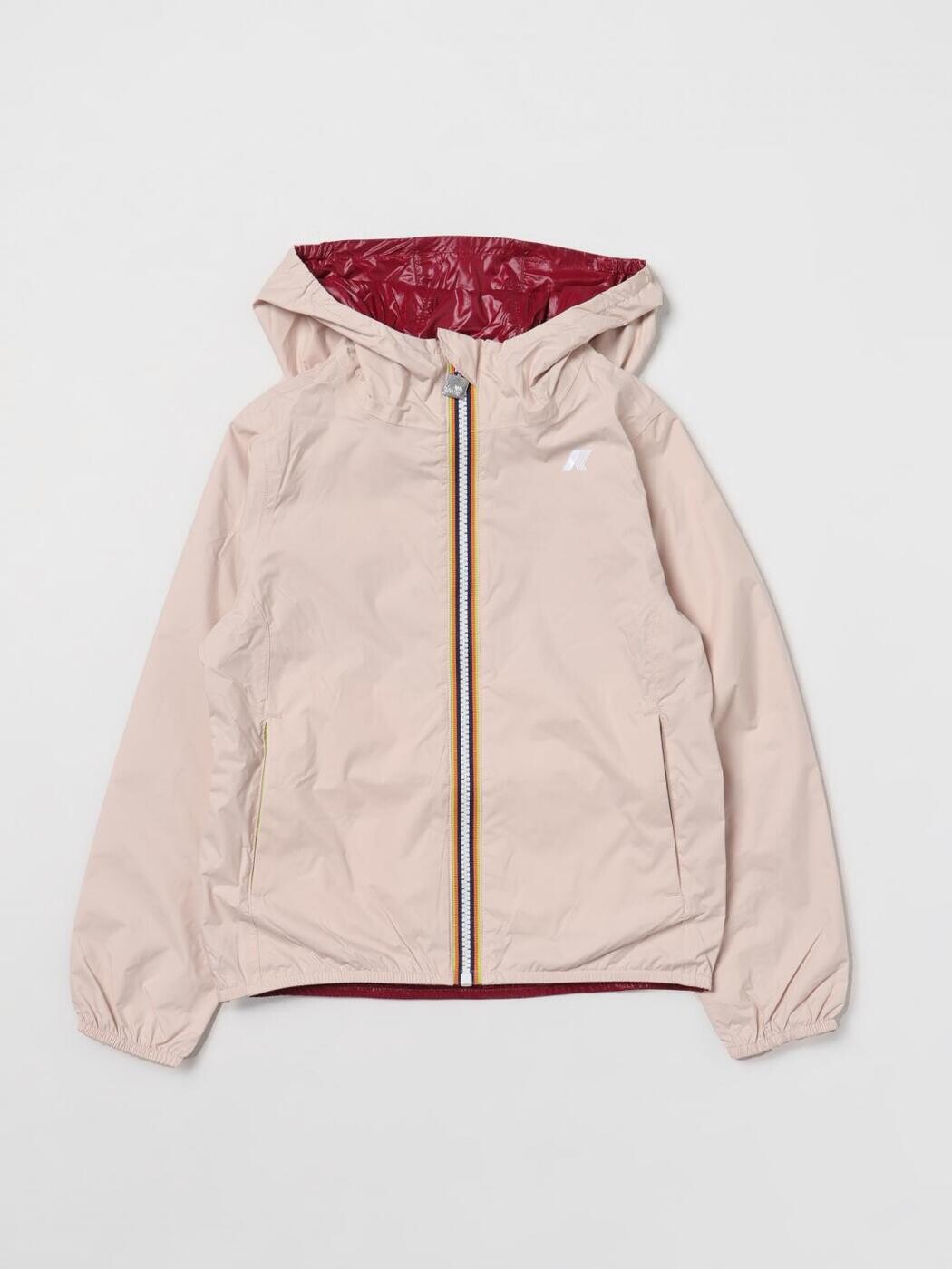 ケーウェイ K-WAY バイカージャケット 上衣 ガールズ サクラ色 Biker jackets K61313W 関税 貨物輸送無料 2025AW gi