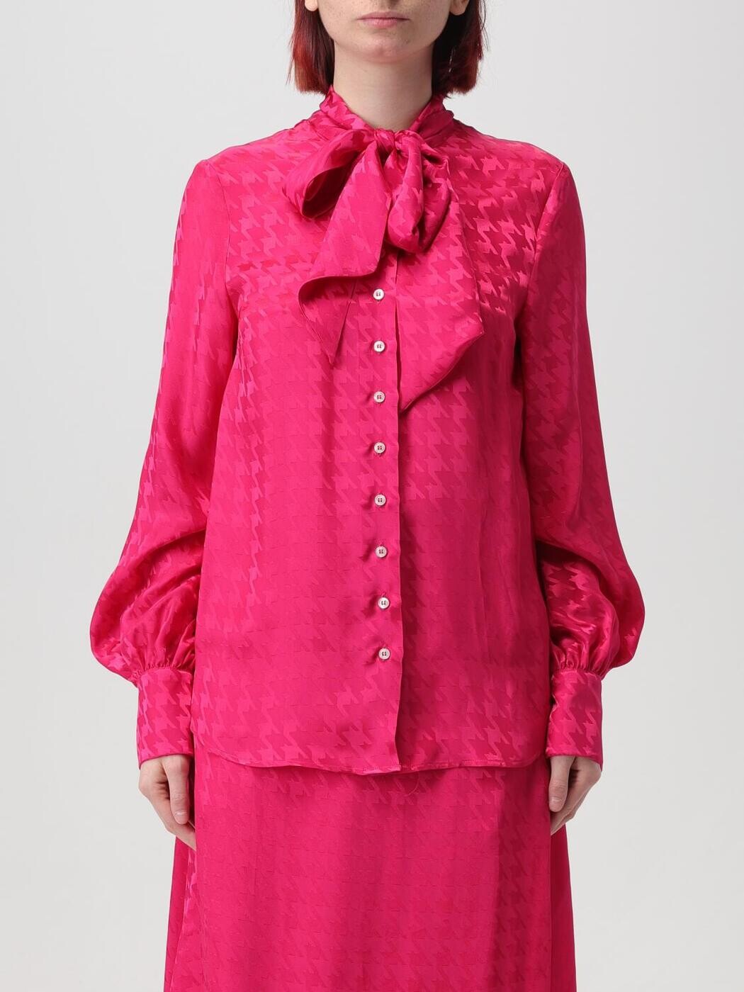 エムエスジーエム MSGM シャツ レディース パープル Shirts 3541MDE01237601 Fuchsia 関税 送料無料 2023AW gi|BRANDSHOP「il Tesoro」