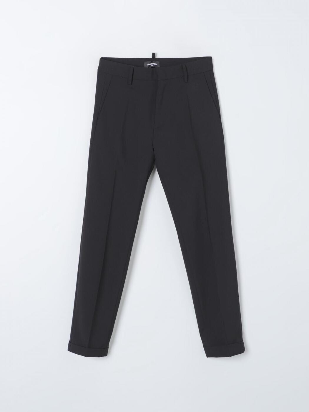 ディースクエアード DSQUARED2 ズボン下 ボーイズ 黒いこと Cargo trousers DQ2276D0A8A 関税 貨物輸送無料 2025AW gi