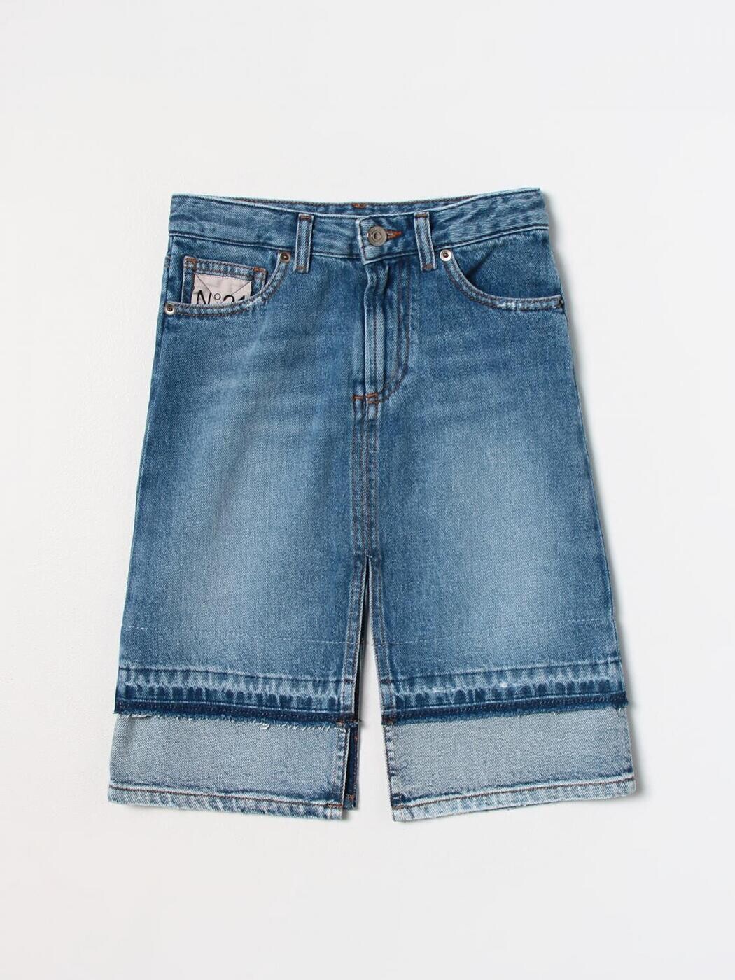 ヌメロ ヴェントゥーノ N 21 ミニ御徒面子 スコート ガールズ 青碧 Mini-skirts N21742N0295 関税 貨物輸送無料 2025AW gi
