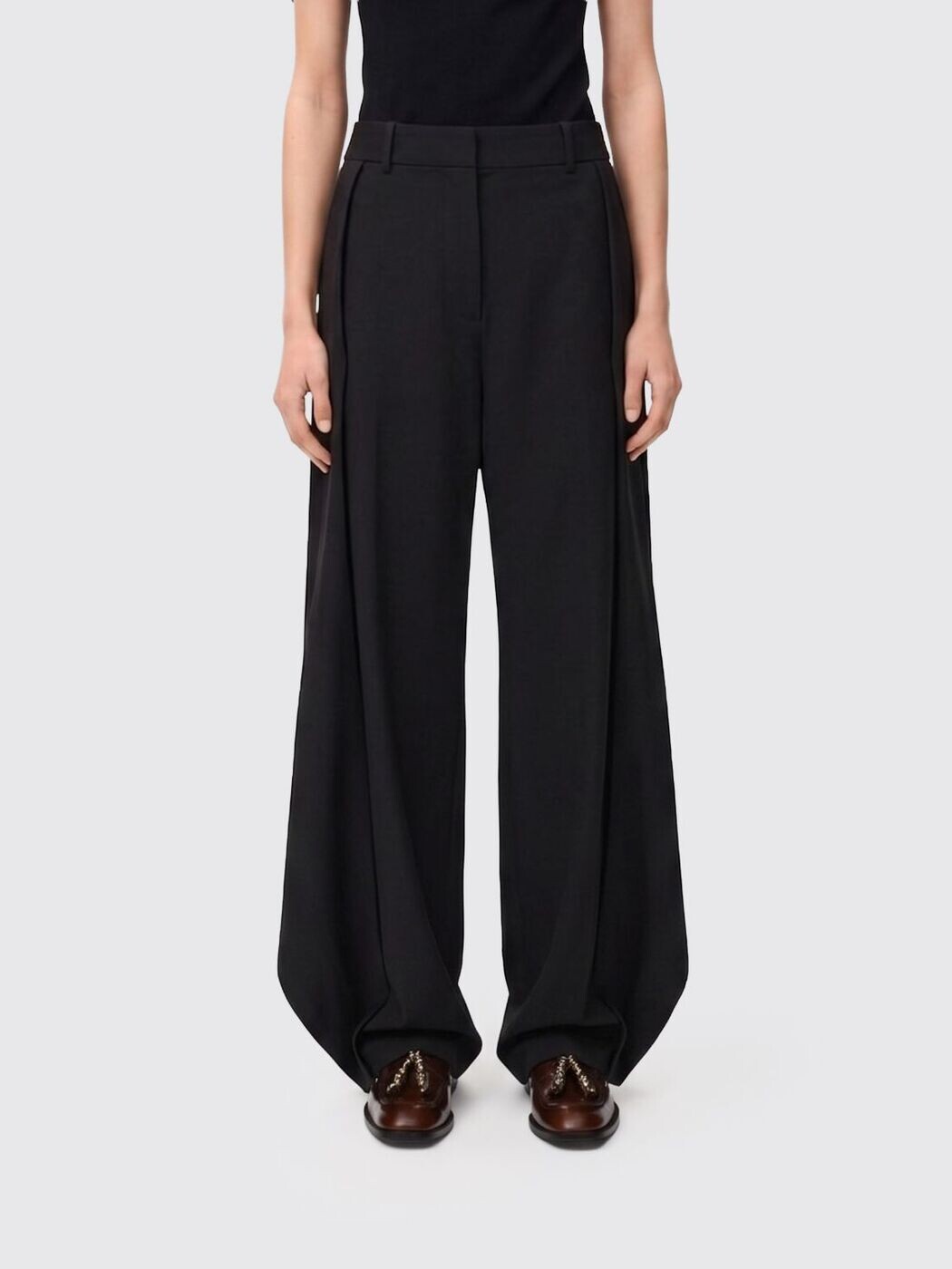 ロエベ LOEWE ズボン ズボン下 レディース 黒いこと Trousers S540Y04XNC 関税 貨物輸送無料 2026SS gi