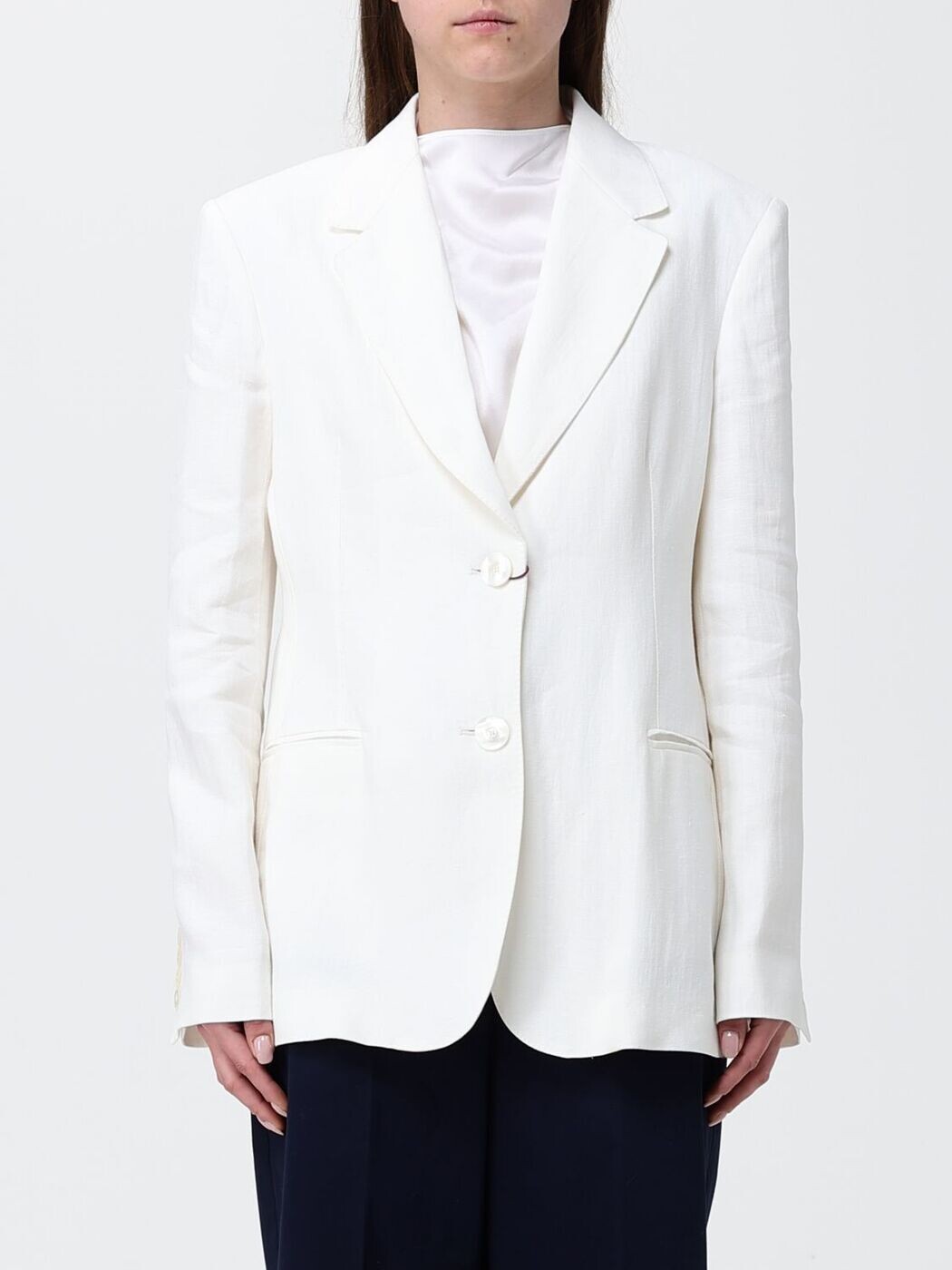 マックスマーラ ステュディオ MAX MARA STUDIO 背広上衣 背広 上衣 レディース 白いこと Suit Jackets 2616041052600 関税 貨物輸送無料 2026SS gi