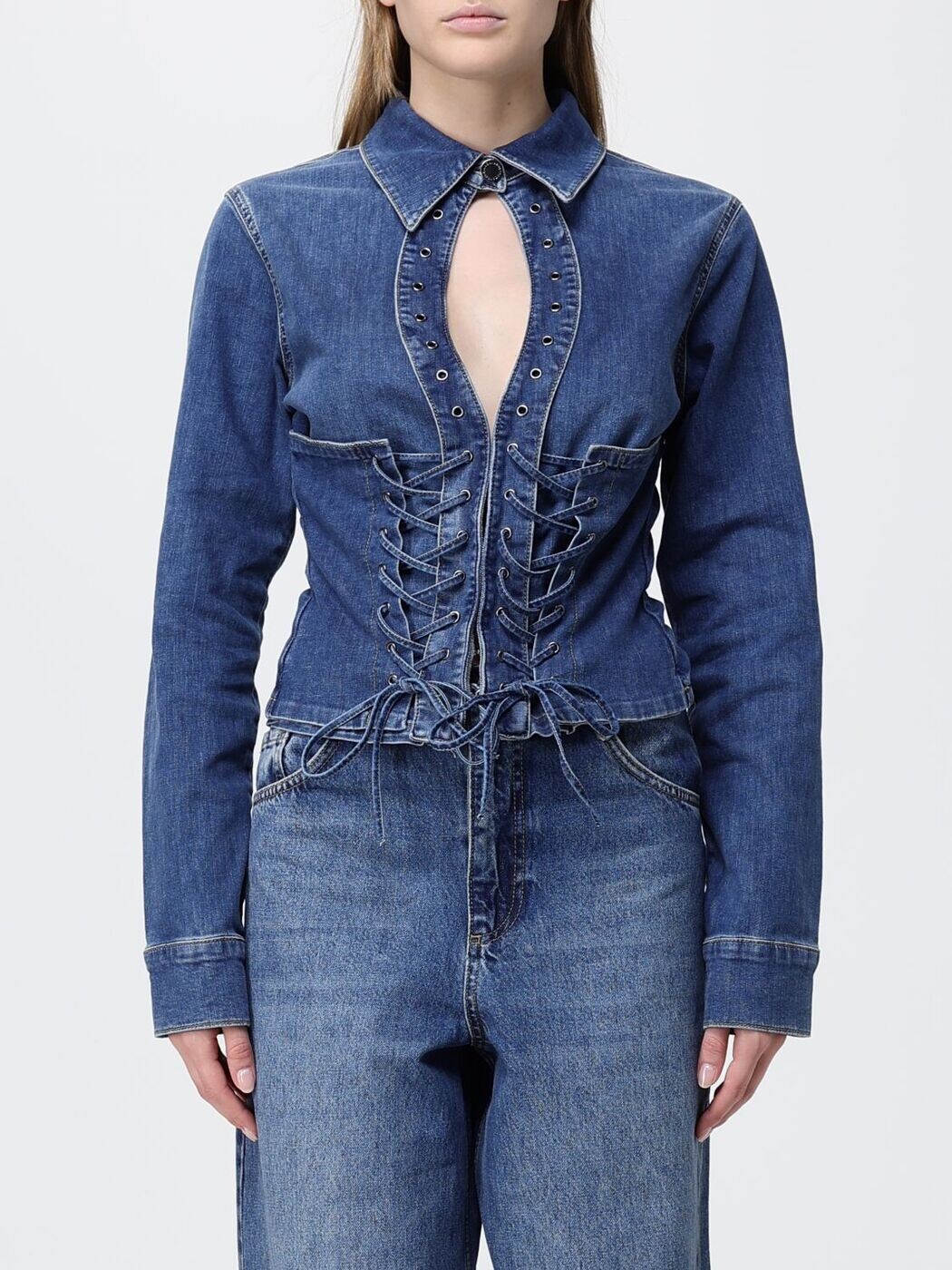 リュー ジョー LIU JO プルオーバー レディース 米国海軍 Shirts UA6507D0399 関税 貨物輸送無料 2026SS gi