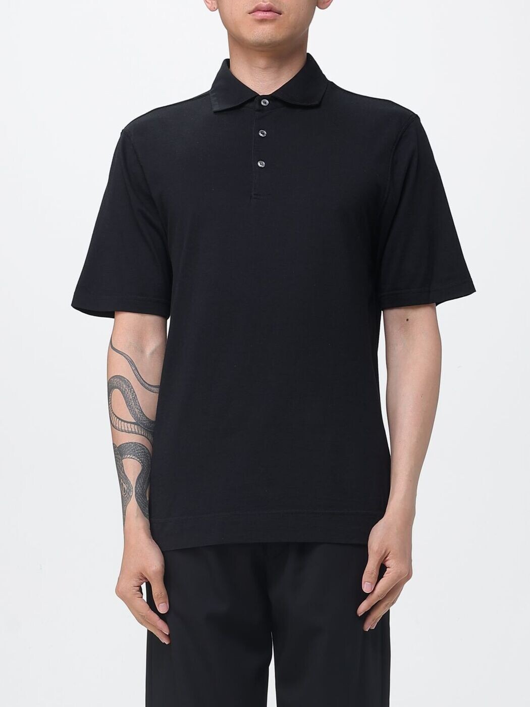 ラルディーニ LARDINI スポーツシャツ メンズ 黒いこと Polo shirts CNLPMC99CN64051 関税 貨物輸送無料 2026SS gi