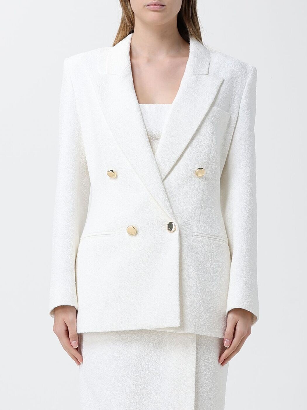 ブルマリン BLUMARINE 背広上衣 背広 上衣 レディース 白いこと Suit Jackets P622B112A 関税 貨物輸送無料 2026SS gi