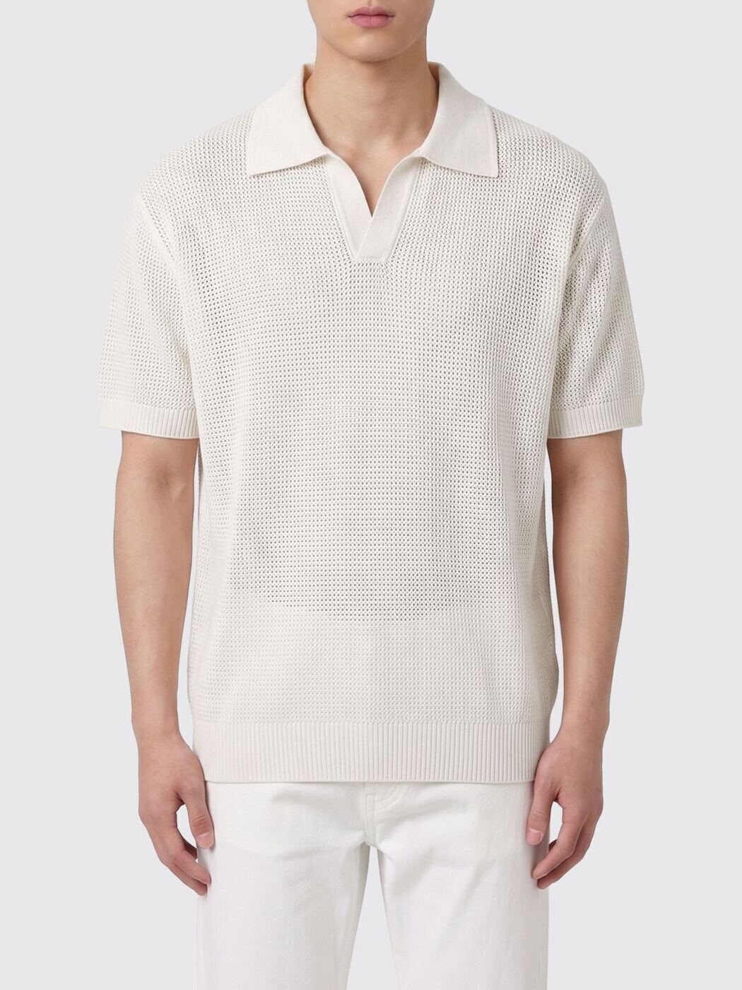 ロベルト コリーナ ROBERTO COLLINA スポーツシャツ メンズ 白いこと Polo shirts 261MYA15224 関税 貨物輸送無料 2026SS gi