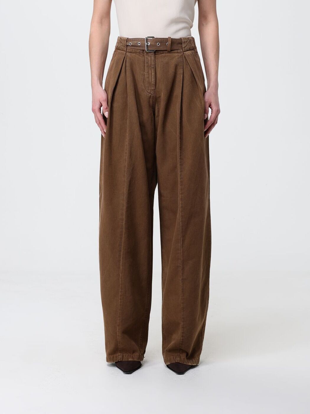ブルマリン BLUMARINE ズボン ズボン下 レディース 赤銅色 Trousers P622J226A 関税 貨物輸送無料 2026SS gi