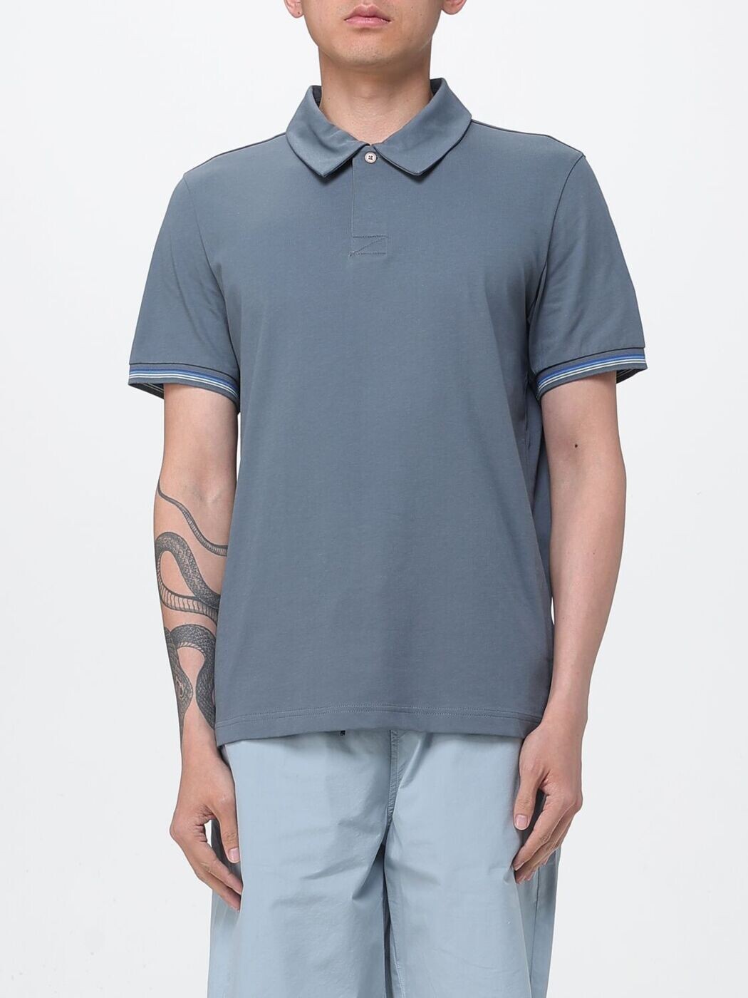 極点スミス PAUL SMITH スポーツシャツ メンズ 薄墨色 Polo shirts M2R880ZV22119 関税 貨物輸送無料 2026SS gi