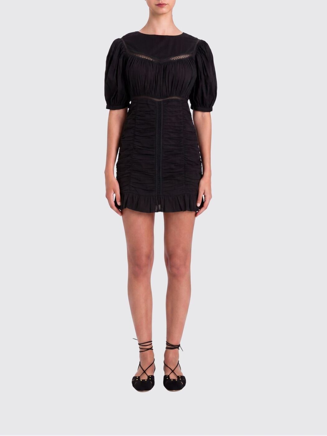 ツイン仕掛ける TWINSET 衣装 お召しもの レディース 黒いこと Dresses 261TT2330 関税 貨物輸送無料 2026SS gi