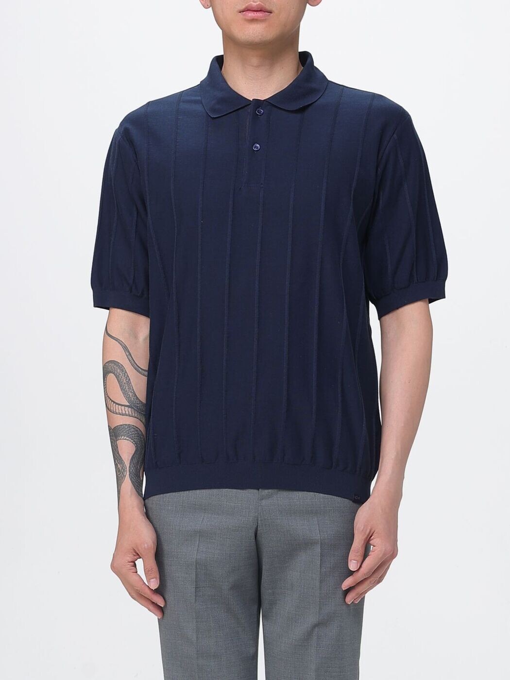 極点 アンド シャーク PAUL \u0026 SHARK スポーツシャツ メンズ 青碧 Polo shirts 26411632 関税 貨物輸送無料 2026SS gi