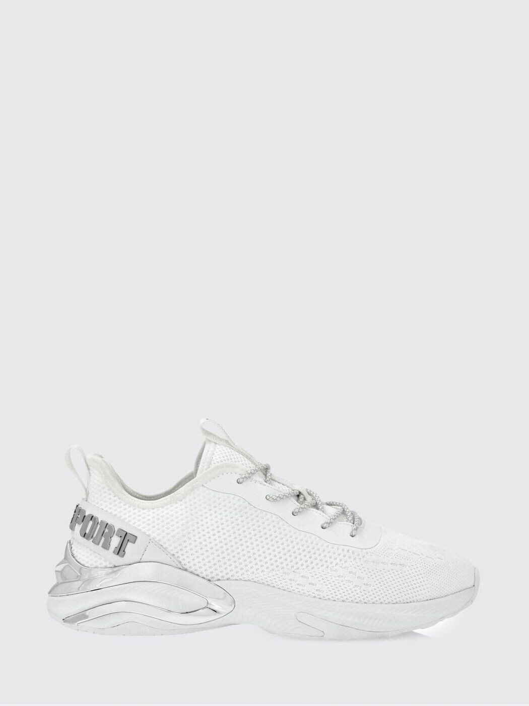 飾り気の無い運動競技 PLEIN SPORT スニーカー メンズ 白いこと Sneakers SAESUSC0747STE003N 関税 貨物輸送無料 2026SS gi