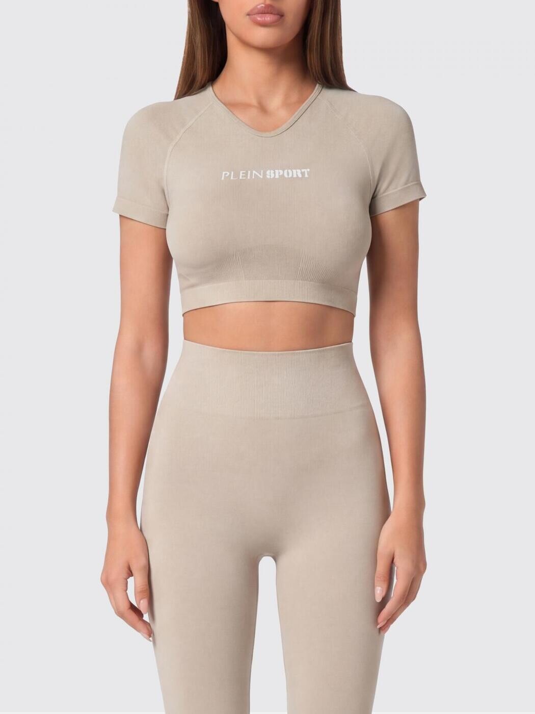 飾り気の無い・運動競技 PLEIN SPORT プルオーバー トップス レディース 薄墨色 T-shirts and tops SAECWTK3566STE003N 関税 貨物輸送無料 2026SS gi