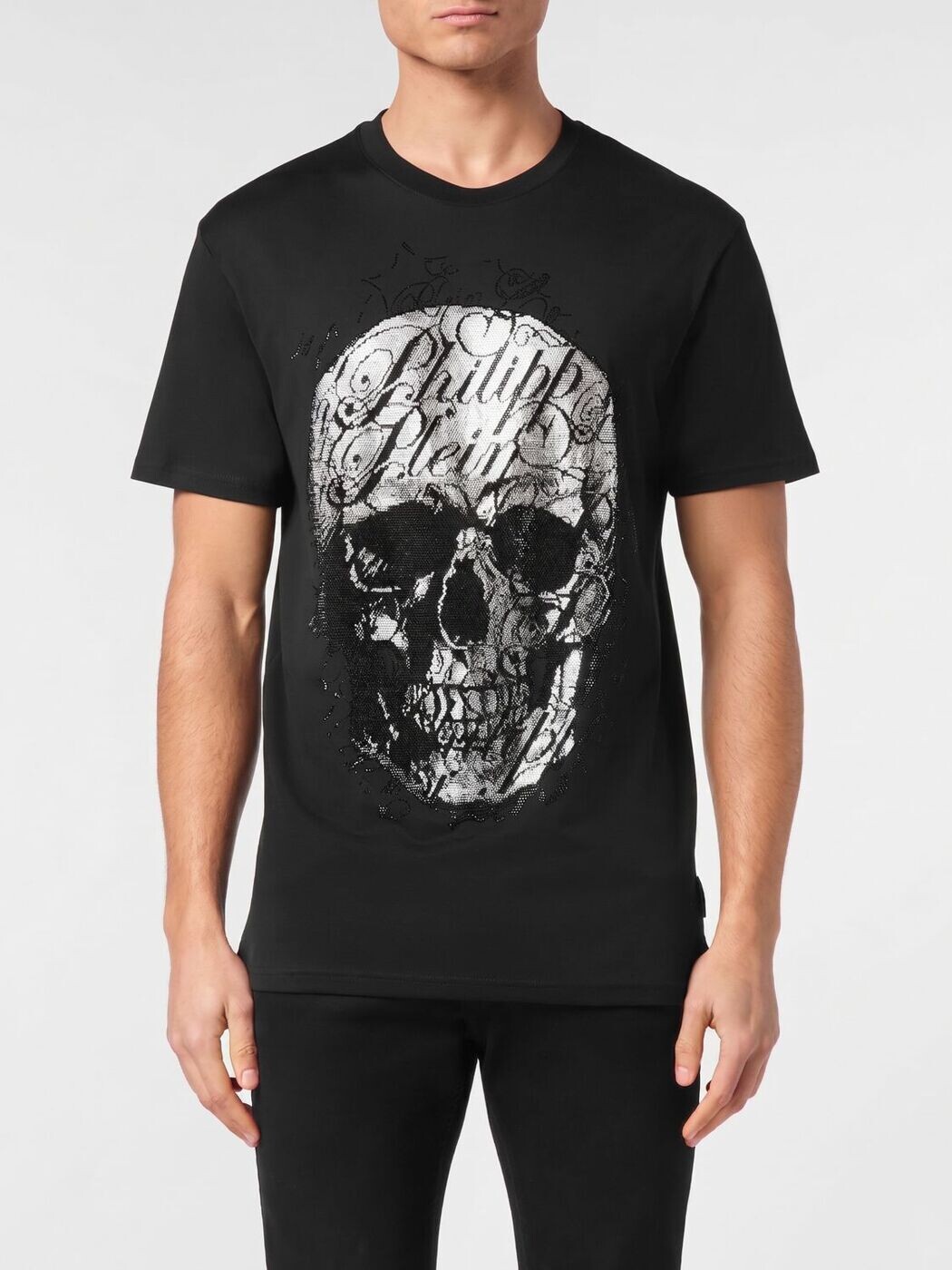 フィリップ プレイン PHILIPP PLEIN Tシャツ メンズ ブラック T-shirts PAECMTK8253PJY002N Black 関税 送料無料 2026SS gi｜BRANDSHOP「il Tesoro」