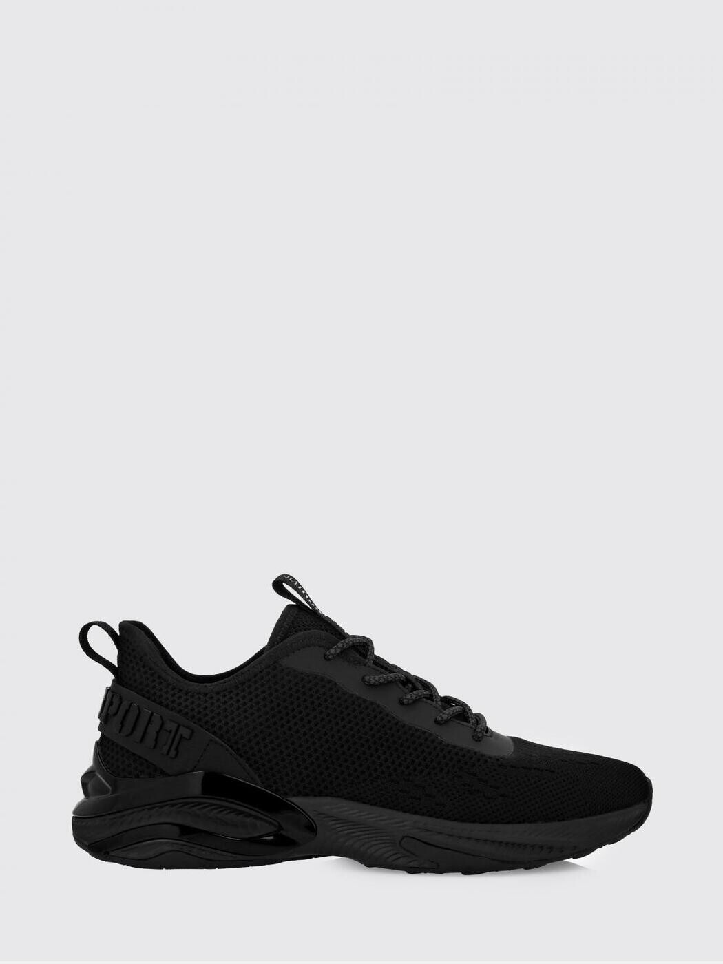 飾り気の無い運動競技 PLEIN SPORT スニーカー メンズ 黒いこと Sneakers SAESUSC0747STE003N 関税 貨物輸送無料 2026SS gi