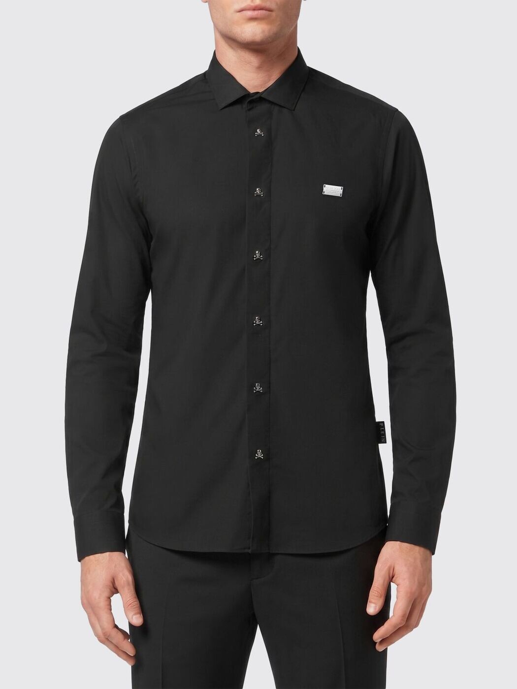 フィリップ 飾り気のない PHILIPP PLEIN プルオーバー メンズ 黒いこと Shirts FABCMRP1758PTE003N 関税 貨物輸送無料 2026SS gi