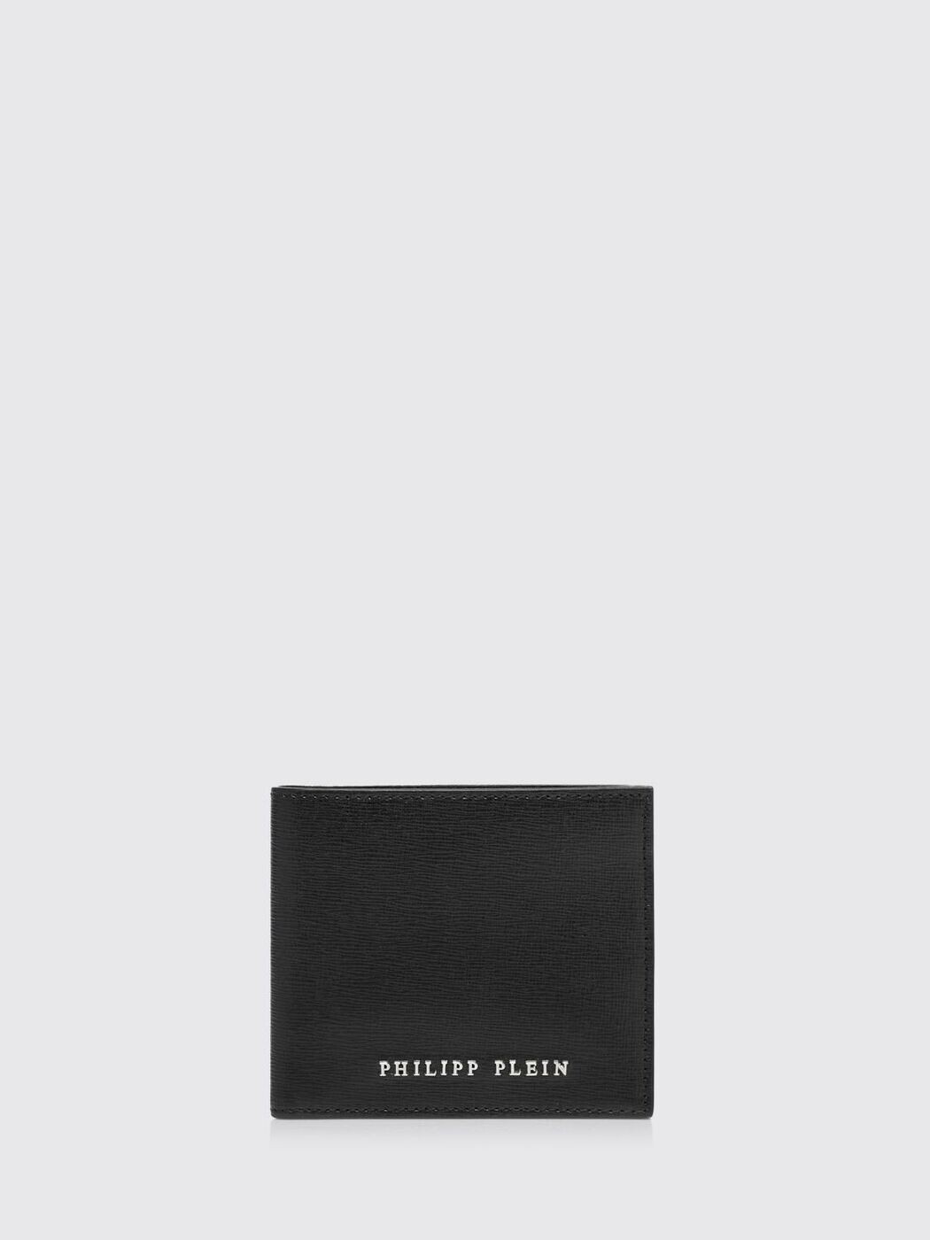 フィリップ 飾り気のない PHILIPP PLEIN 歌留多保持者 金入れ メンズ 黒いこと Wallets and Card Holders FABAMVG0478PLE010N 関税 貨物輸送無料 2026SS gi