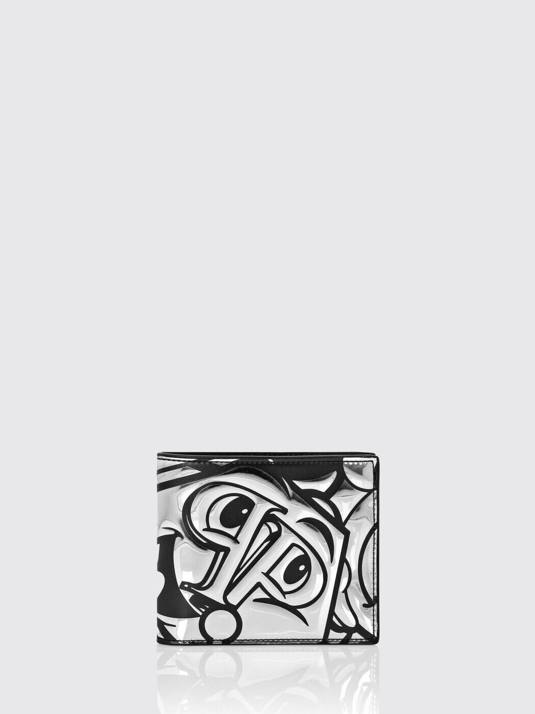 フィリップ 飾り気の無い PHILIPP PLEIN 歌留多保持者 札入れ メンズ しろがね色 Wallets and Card Holders SAEAMVG0526PLE010N 関税 貨物輸送無料 2026SS gi