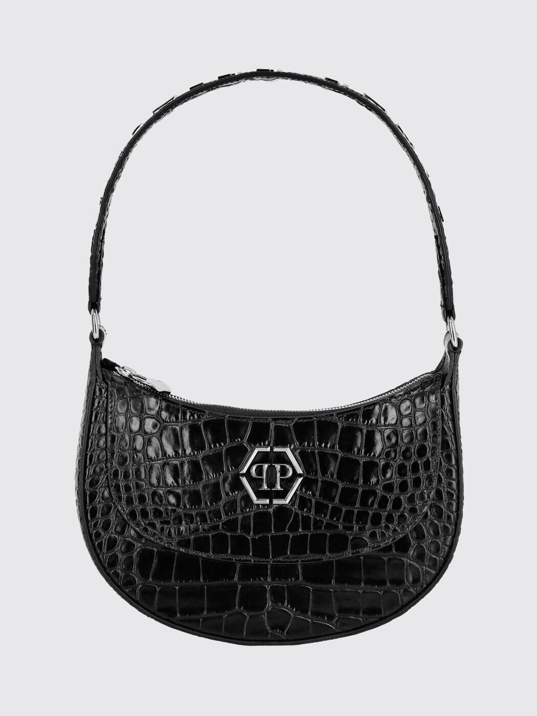 フィリップ飾り気の無い PHILIPP PLEIN 御徒面子 レディース 黒いこと Business bags SAEAWBA2064PLE010N 関税 貨物輸送無料 2026SS gi
