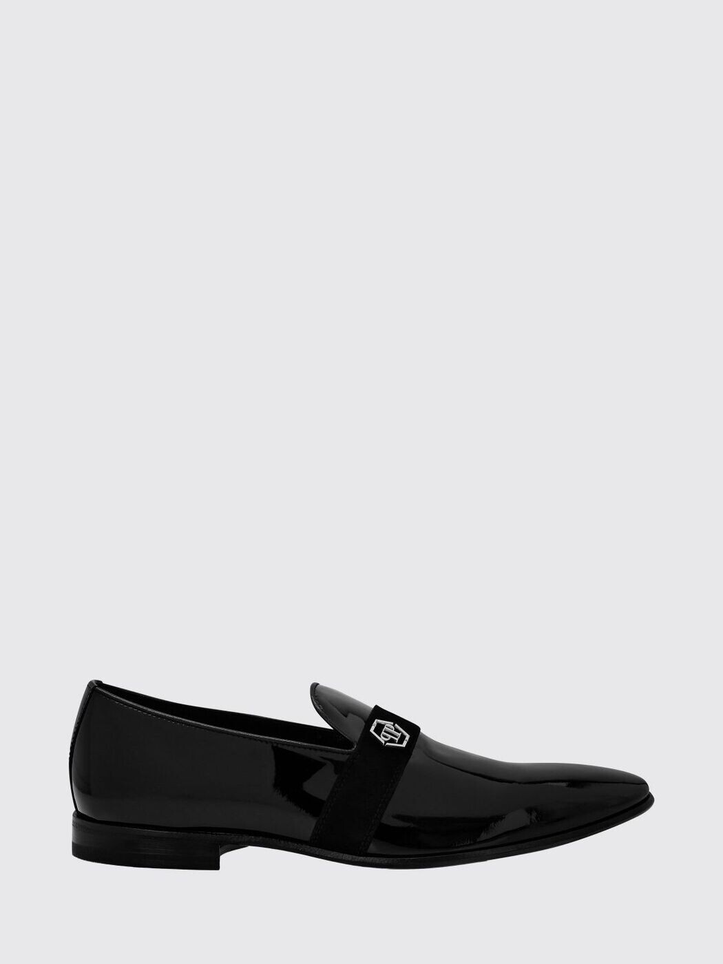 フィリップ 飾り気の無い PHILIPP PLEIN 置き目毛皮 メンズ 黒いこと Loafers PAASMSB0519PTE086N 関税 貨物輸送無料 2026SS gi