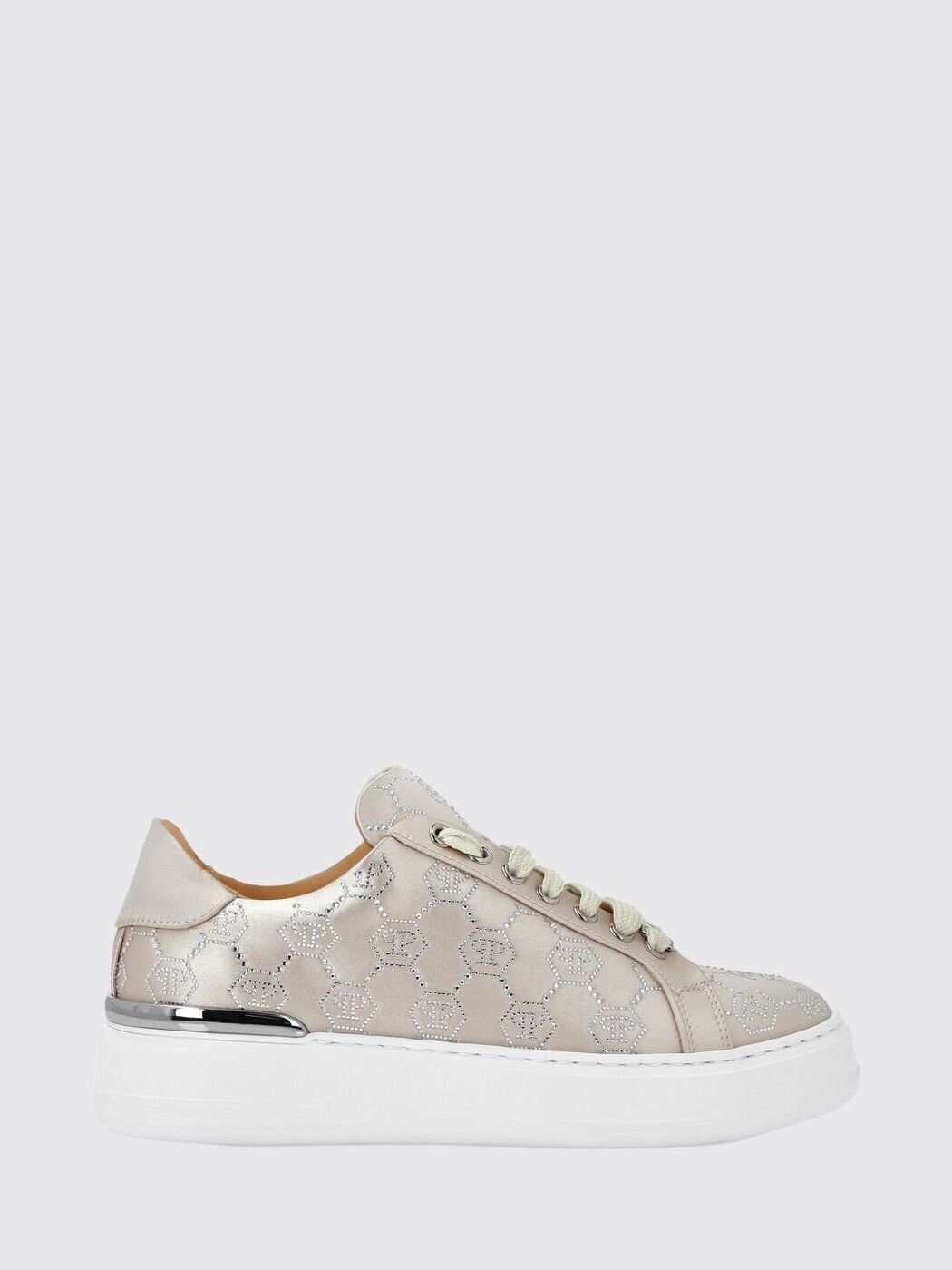 フィリップ飾り気の無い PHILIPP PLEIN スニーカー レディース ベージュ Sneakers PAESWSC2767PTE028N 関税 貨物輸送無料 2026SS gi