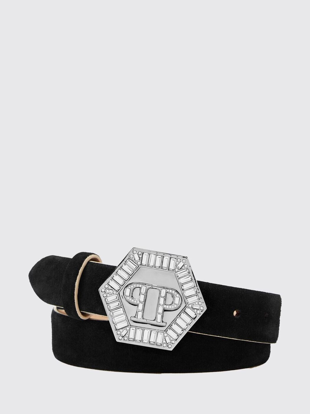 フィリップ飾り気のない PHILIPP PLEIN 三尺帯 レディース 黒いこと Belts PAEAWVA0429PLE010N 関税 貨物輸送無料 2026SS gi