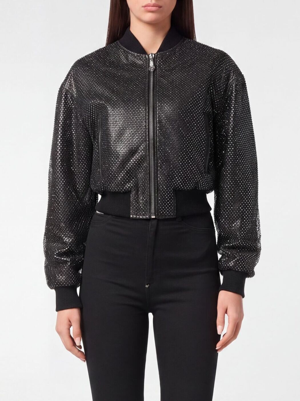 フィリップ飾り気の無い PHILIPP PLEIN 背広上衣 背広 上衣 レディース 黒いこと Suit Jackets PAECWLB1149PLE010N 関税 貨物輸送無料 2026SS gi