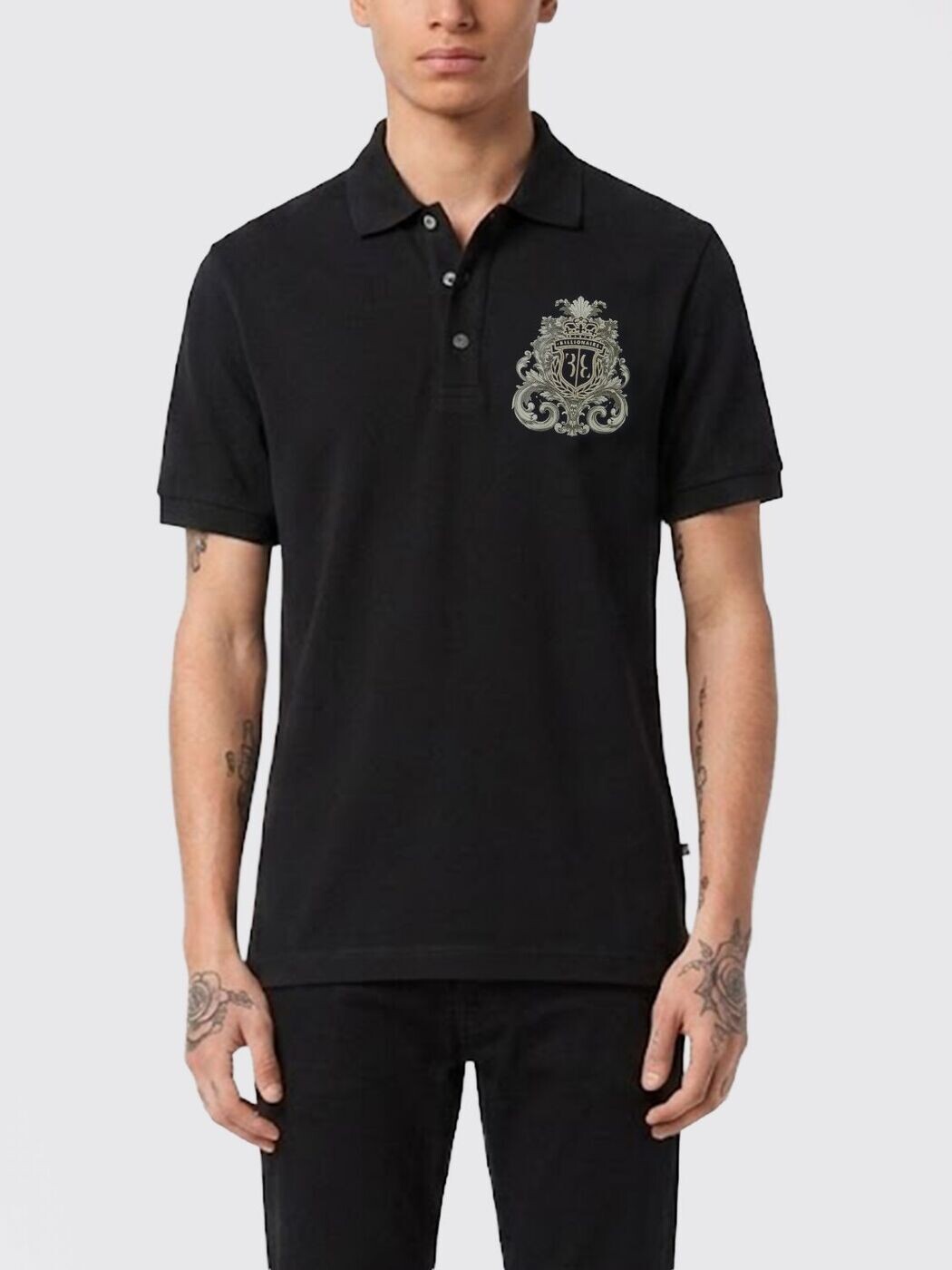 ビリオネア BILLIONAIRE スポーツシャツ メンズ 青碧 Polo shirts IAECMRK0103BTE032N 関税 貨物輸送無料 2026SS gi