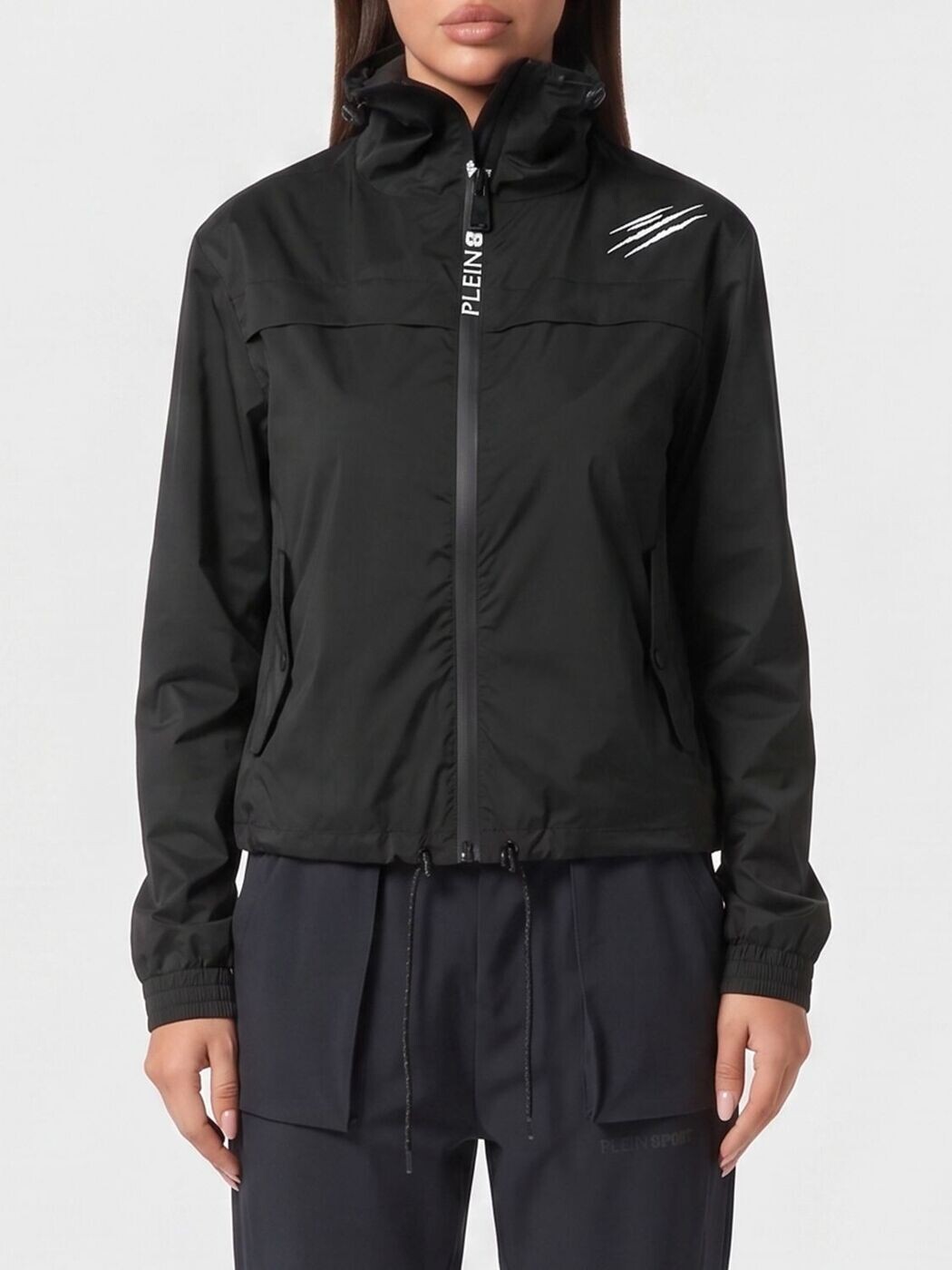 飾り気の無い・運動競技 PLEIN SPORT 背広上衣 背広 上衣 レディース 黒いこと Suit Jackets SAECWRB1474STE003N 関税 貨物輸送無料 2026SS gi