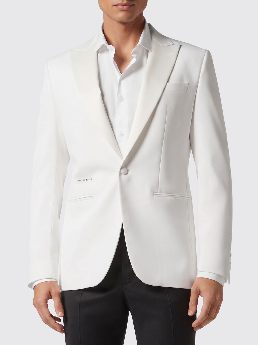 フィリップ 飾り気のない PHILIPP PLEIN 上衣 メンズ 白いこと Jackets FACCMRF1711PTE076N 関税 貨物輸送無料 2026SS gi