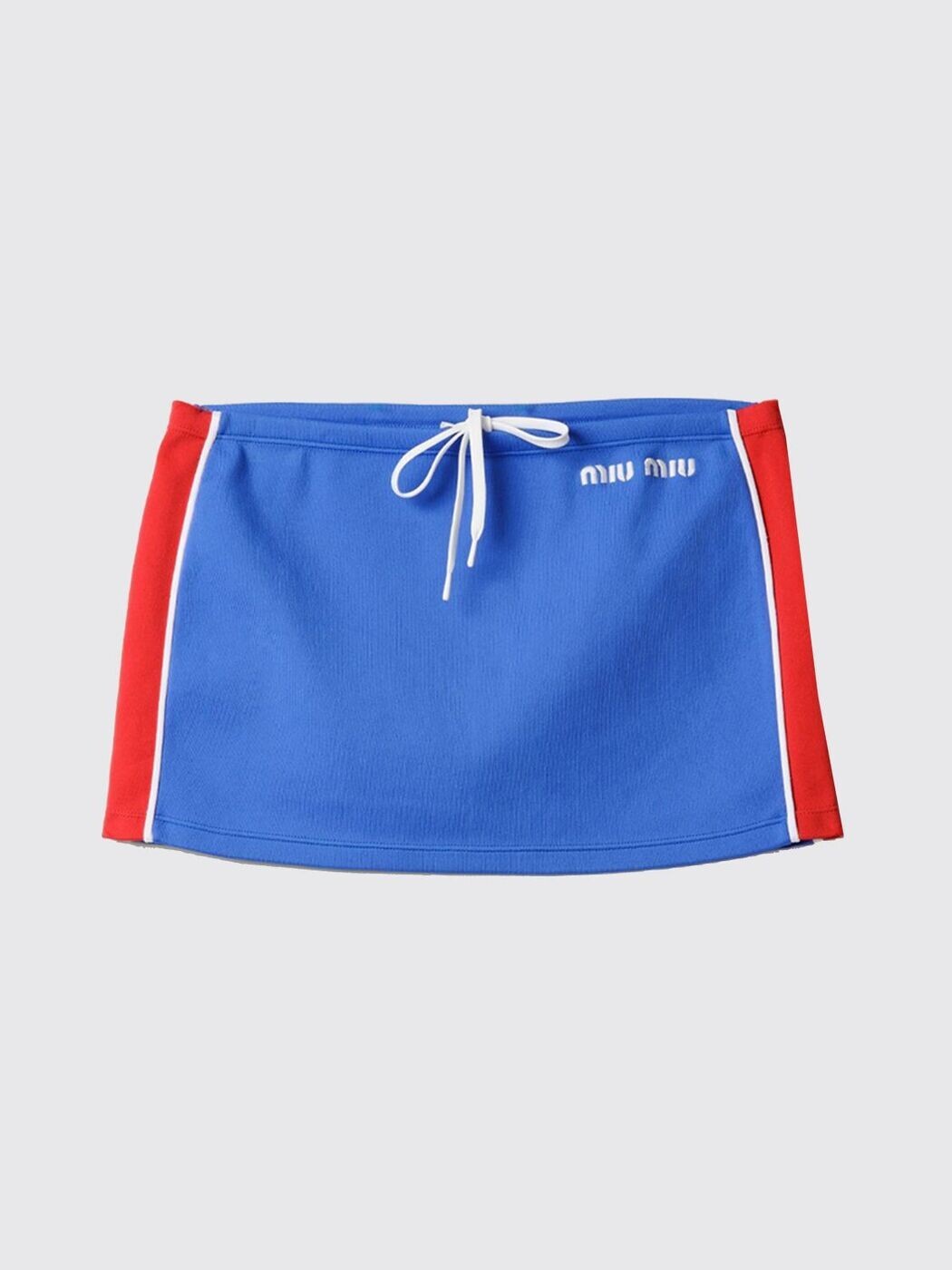 ミュウ ミュウ MIU MIU スコート レディース 青色 Skirts MMG584148O 関税 貨物輸送無料 2026SS gi