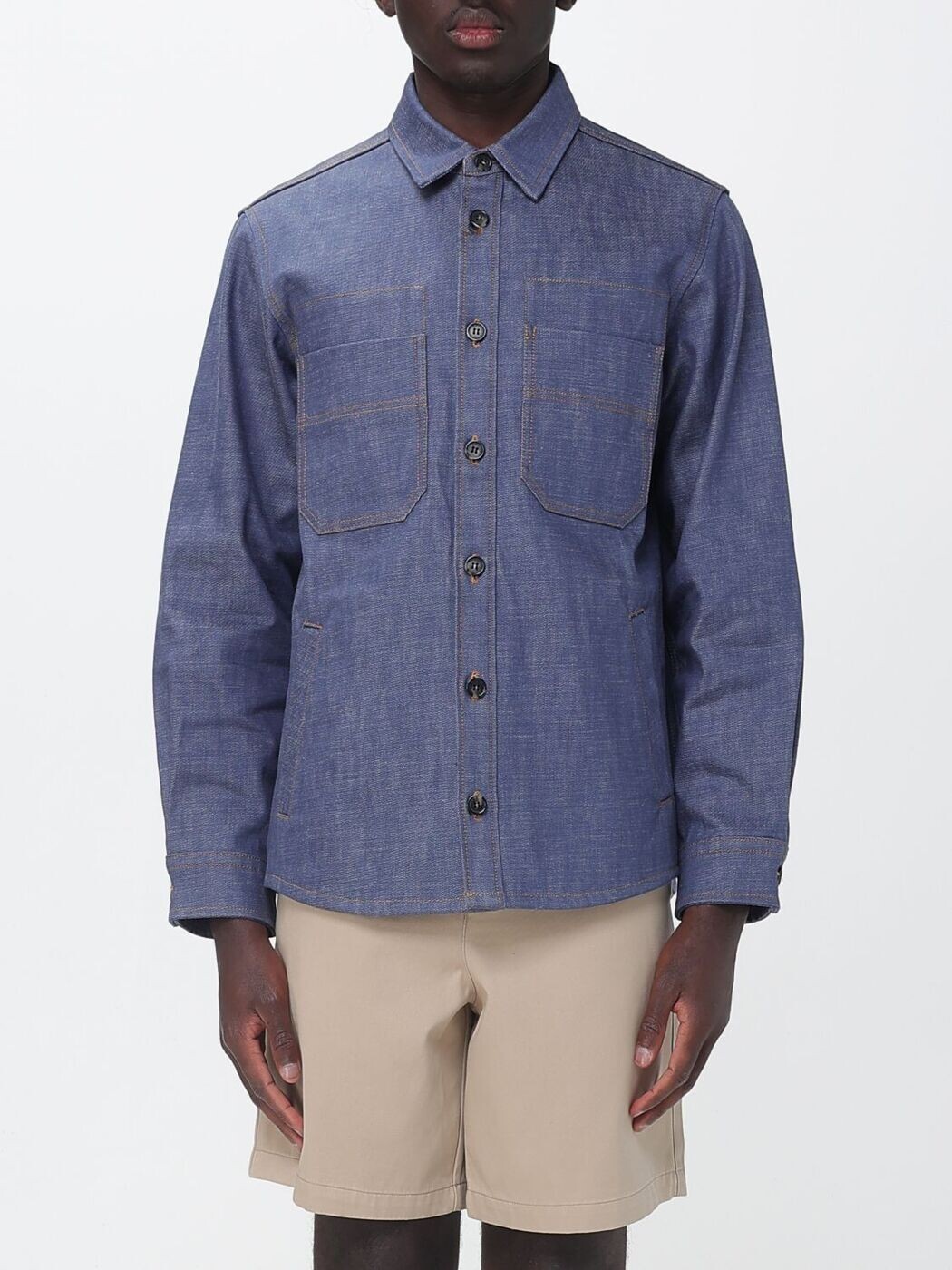 アーペーセー A.P.C. プルオーバー メンズ 青色 Shirts COHLXM32027 関税 貨物輸送無料 2026SS gi