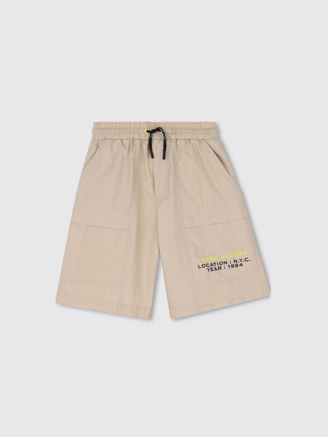 見澄ます ジェイコブス MARC JACOBS 遊撃手ズボン下 ズボン下 さる股引き ボーイズ ベージュ Shorts W60803 関税 貨物輸送無料 2026SS gi