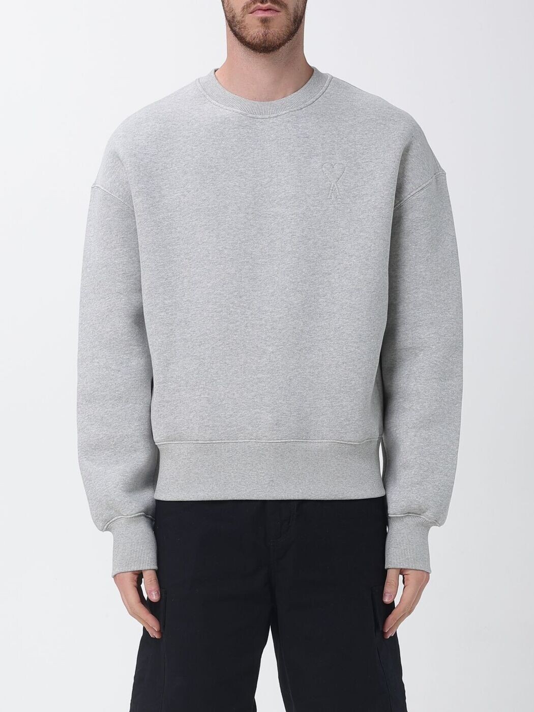 意中の女 パリス AMI PARIS トレイナー 調教師 メンズ 薄墨色 Sweatshirts USW7557490 関税 貨物輸送無料 2026SS gi