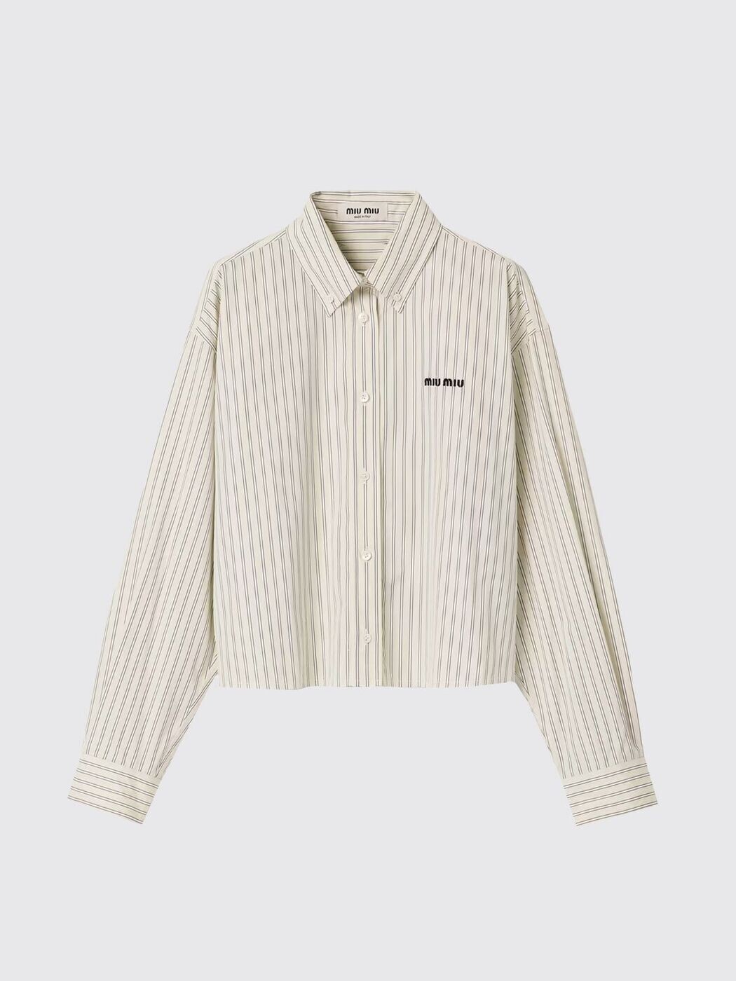 ミュウ ミュウ MIU MIU シャツ レディース ベージュ Shirts MK1659180U Cream 関税 送料無料 2026SS gi|BRANDSHOP「il Tesoro」
