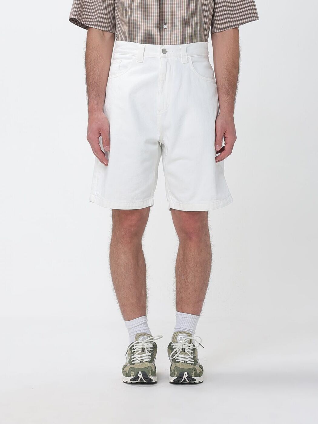 鉄道車両ハート形 ダブリューアイピー CARHARTT WIP さる股引き メンズ 白いこと Shorts I037161 関税 貨物輸送無料 2026SS gi