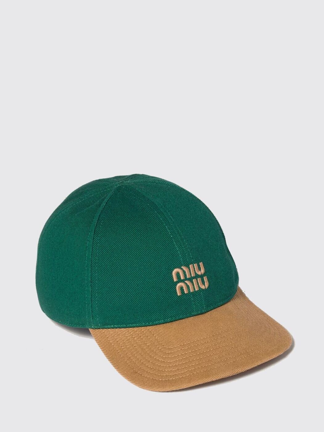 ミュウ ミュウ MIU MIU かぶり笠 鳥打ち帽 レディース 緑であること Hats 5HC3692CWC 関税 貨物輸送無料 2026SS gi