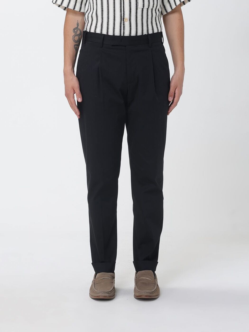 ピーティー トリノ PT TORINO ズボン ズボン下 メンズ 黒いこと Trousers CORSZAZ40FWDSD59 関税 貨物輸送無料 2026SS gi