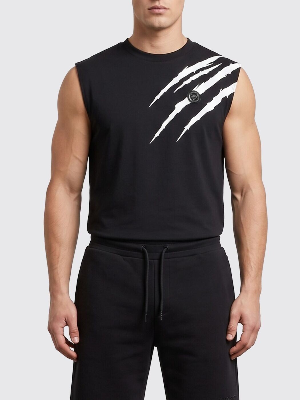 プレインスポーツ PLEIN SPORT Tシャツ メンズ ブラック T-shirts UAECMTK8580SJY001N Black 関税 送料無料 2026AW gi｜BRANDSHOP「il Tesoro」 26,390円