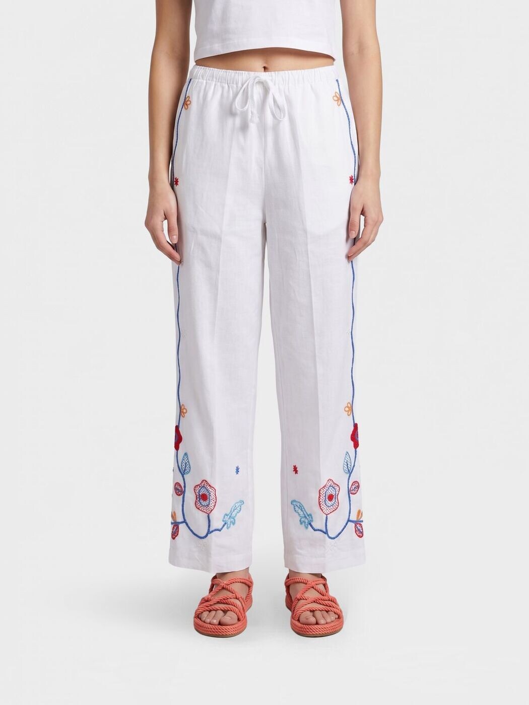 フォルテフォルテ FORTE FORTE ズボン ズボン下 レディース 白いこと Trousers 14848MYPANTS 関税 貨物輸送無料 2026SS gi