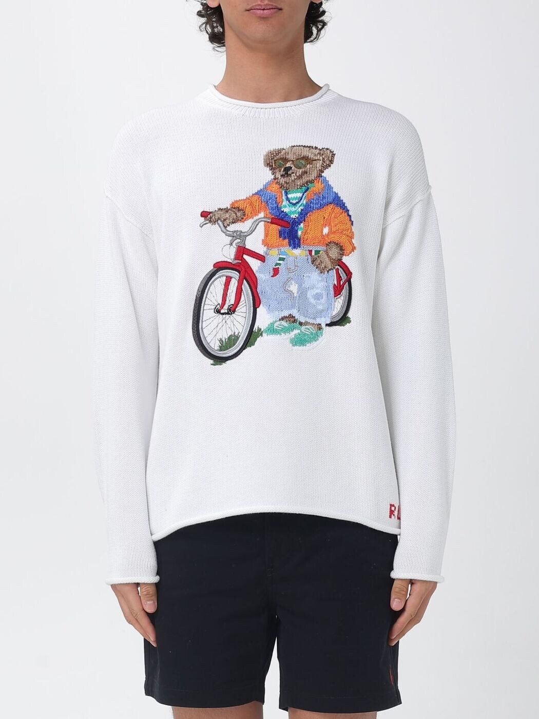 ポロ ラルフ 置き目レン POLO RALPH LAUREN プルオーバー 編み物御召しもの メンズ 白いこと Knitwear 710B13896 関税 貨物輸送無料 2026SS gi