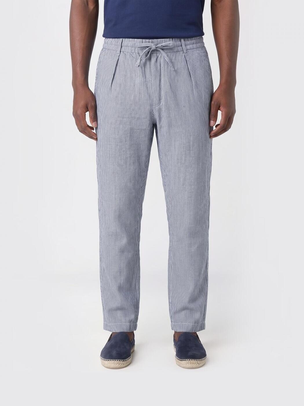 ポロ ラルフ 置き目レン POLO RALPH LAUREN ズボン ズボン下 メンズ 青み Trousers 710P08270 関税 貨物輸送無料 2026SS gi
