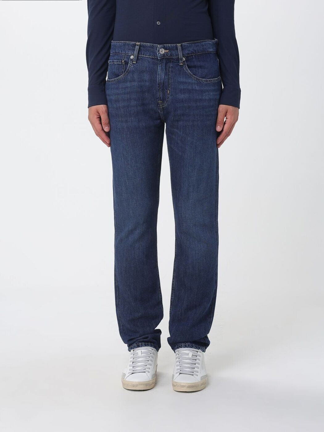 セブンフォーオールマンカインド 7 FOR ALL MANKIND ジーンズ メンズ 青み Jeans 7TE70U03 関税 貨物輸送無料 2026SS gi