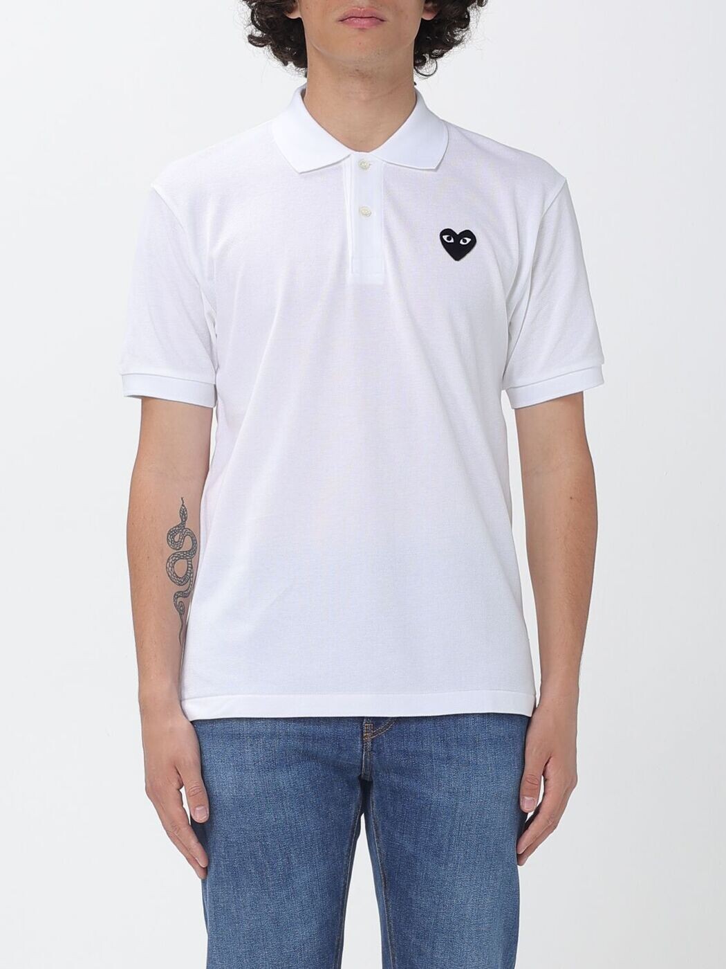 コム デ 給仕 COMME DES GARCONS スポーツシャツ メンズ 白いこと Polo shirts AXT066 関税 貨物輸送無料 2026SS gi