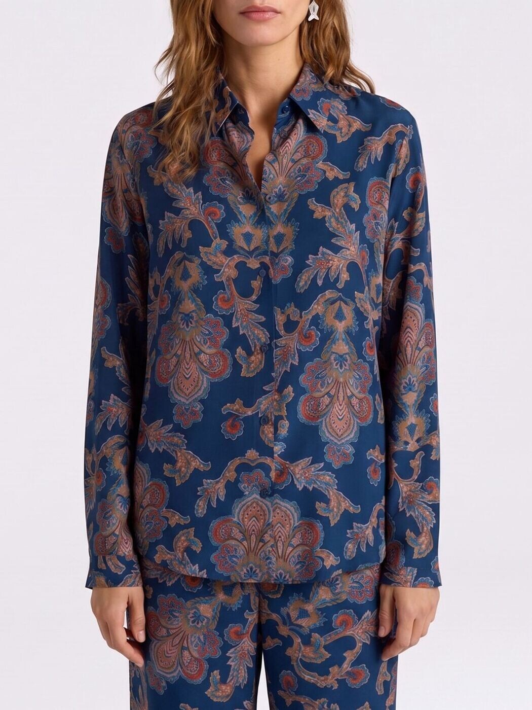 モモニ MOMONI プルオーバー レディース 青み Shirts 265MMOSH004265MO03 関税 貨物輸送無料 2026SS gi