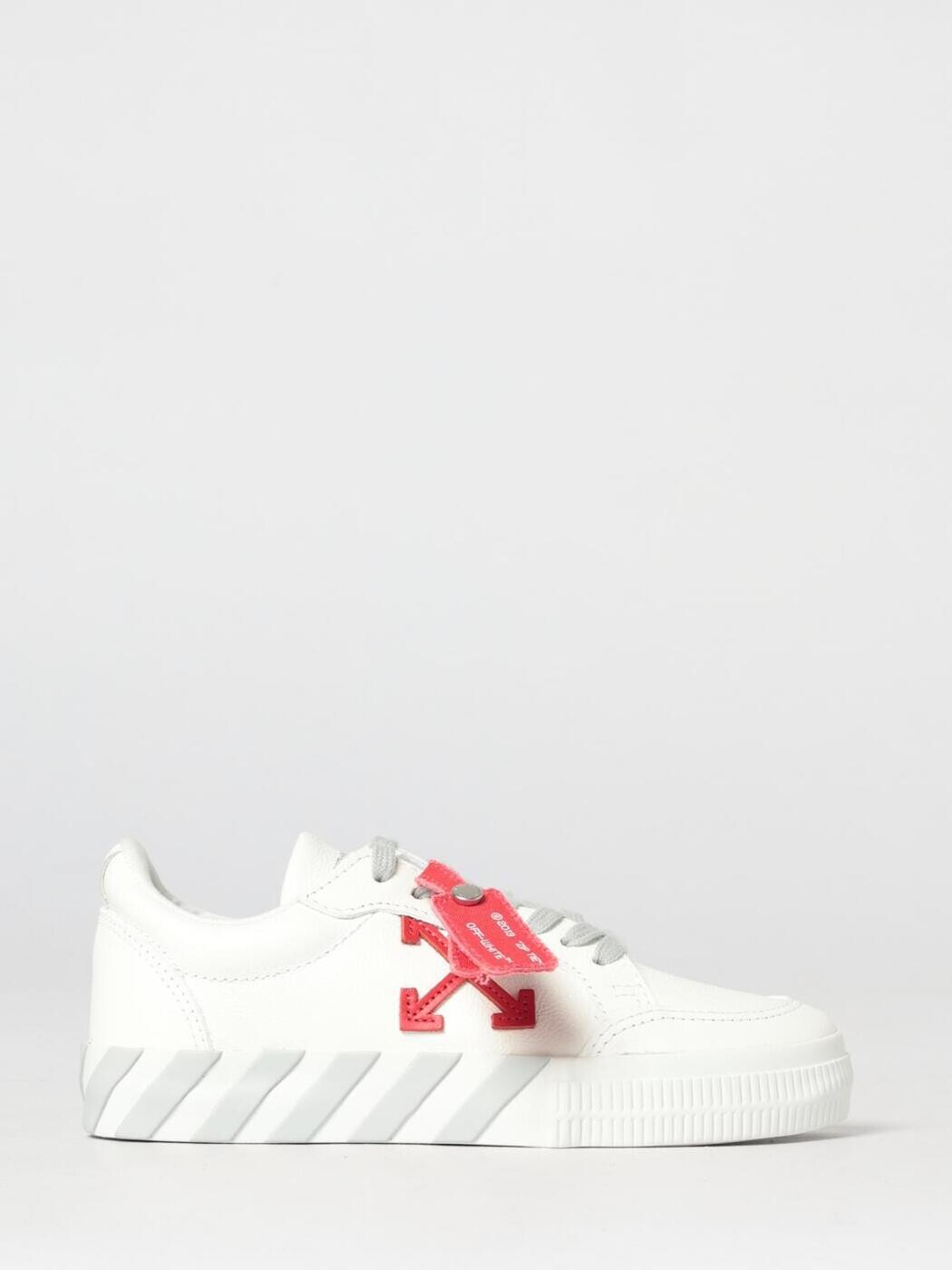 オフ 白いこと OFF-WHITE 滑っこいスニーカー スニーカー ボーイズ 白いこと Flat sneakers OBIA003S26LEA001 関税 貨物輸送無料 2026SS gi